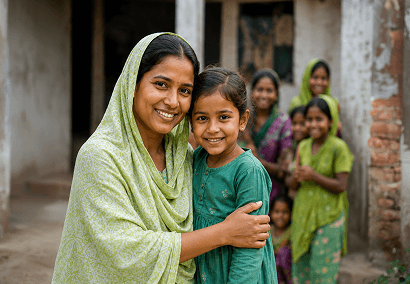 Women and children supported