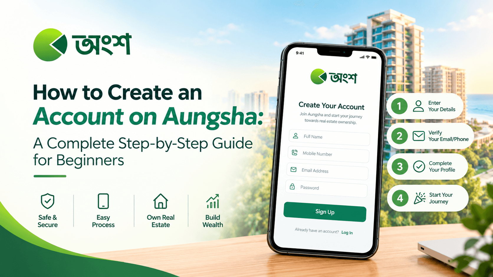 How to Create an Account on Aungsha: A Complete Step-by-Step Guide for Beginners