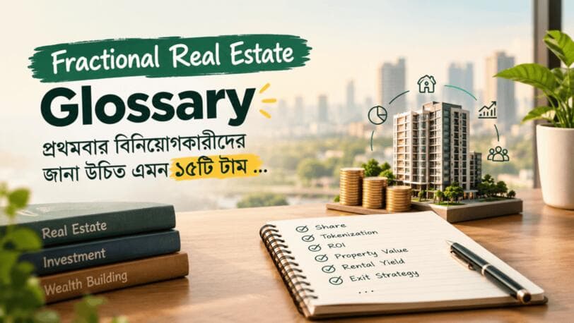 Fractional Real Estate Glossary: প্রথমবার বিনিয়োগকারীদের জানা উচিত এমন ১৫টি টার্ম